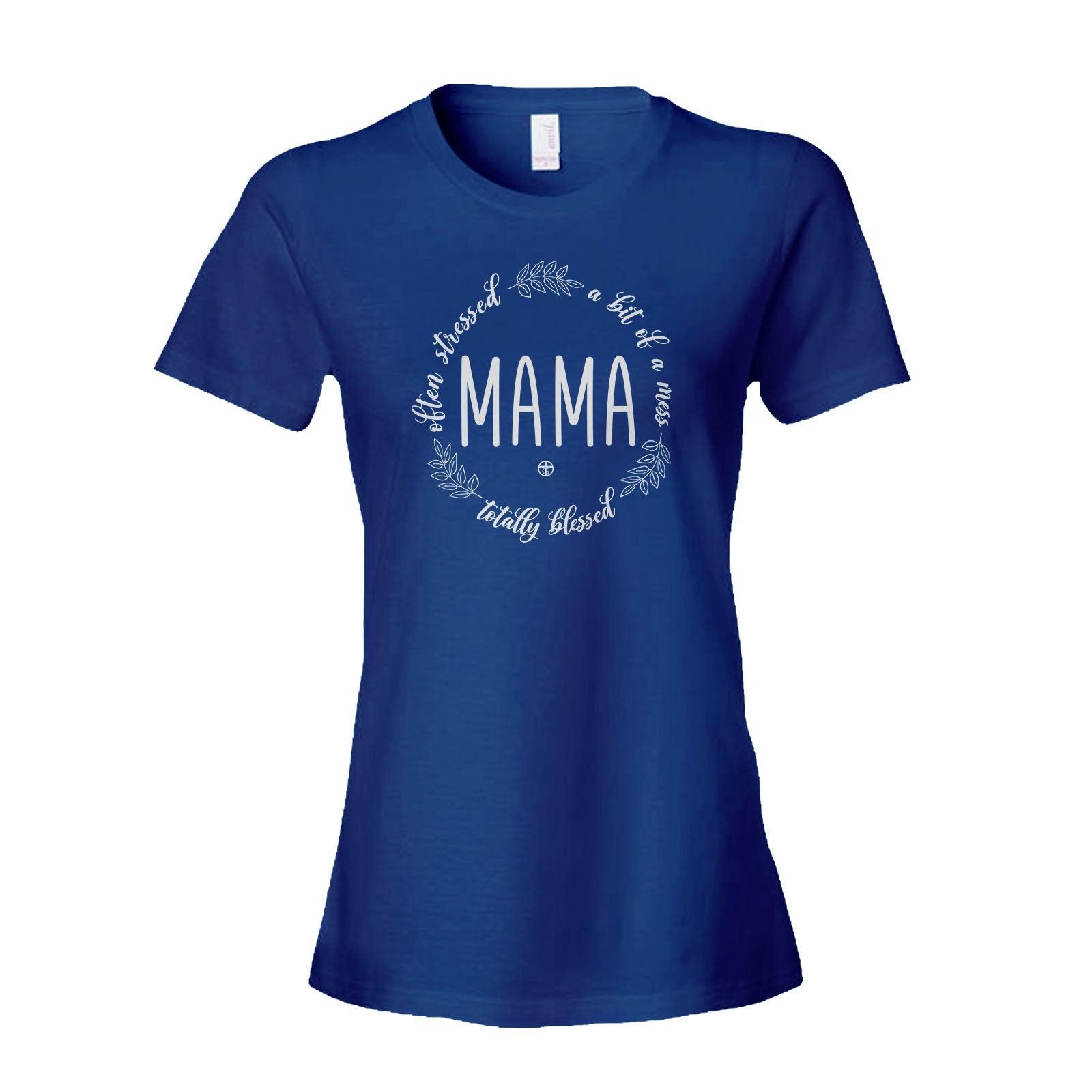 Our True God Apparel Women's Shirt / Royal Blue / S Mama