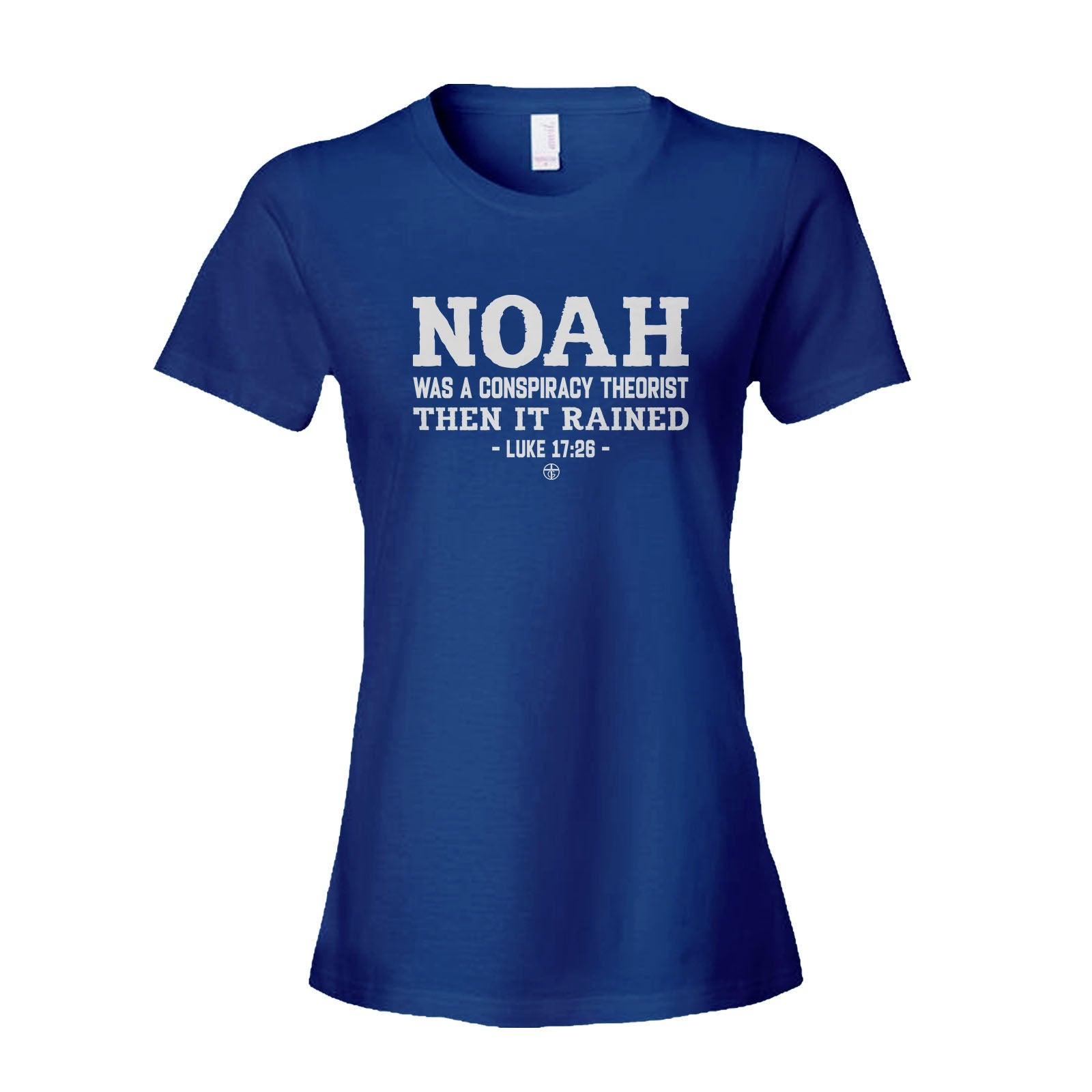 Our True God Apparel Women's Shirt / Royal Blue / S Noah Conspiracy Theorist