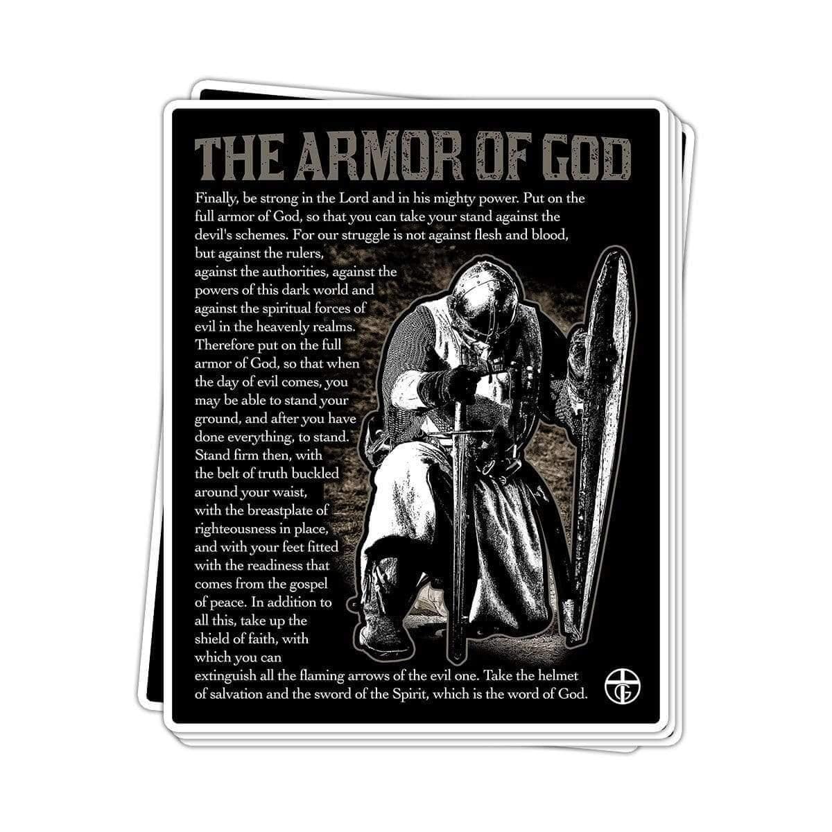 Our True God Decal The Armor of God Decals