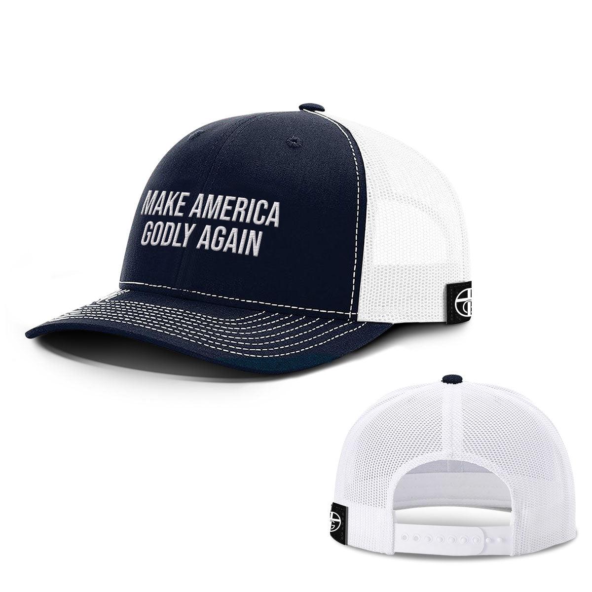 Our True God Hat Make America Godly Again Hats