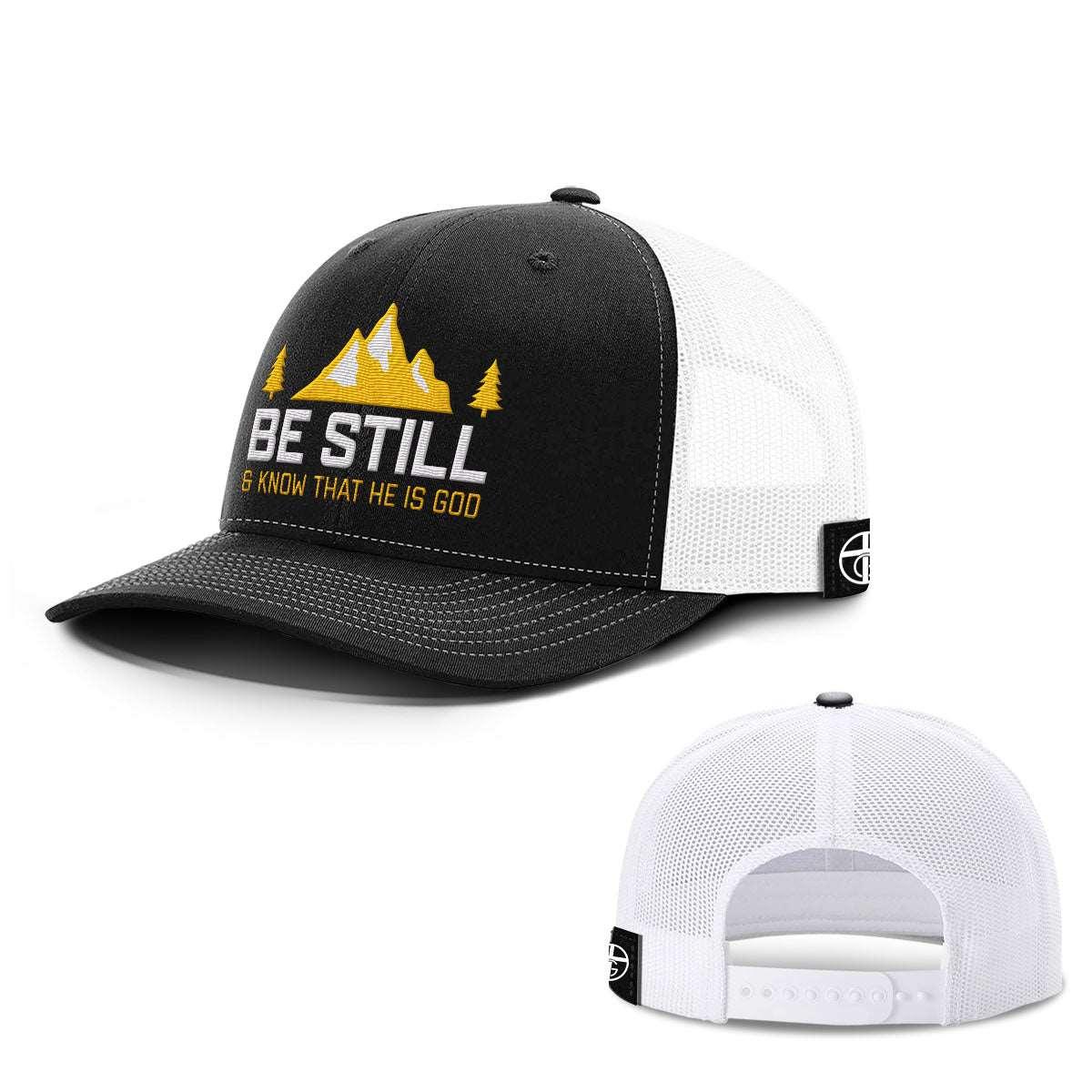 Our True God Hat Snapback / Black and White / One Size Be Still And Know That He Is God Hats