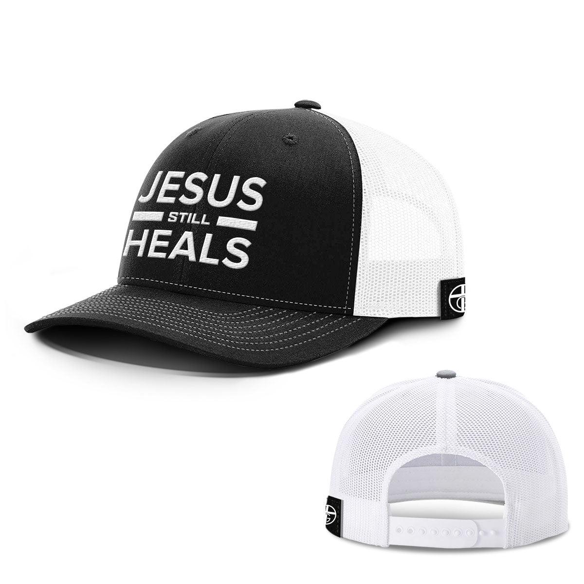 Our True God Hat Snapback / Black and White / One Size Jesus Still Heals Hats