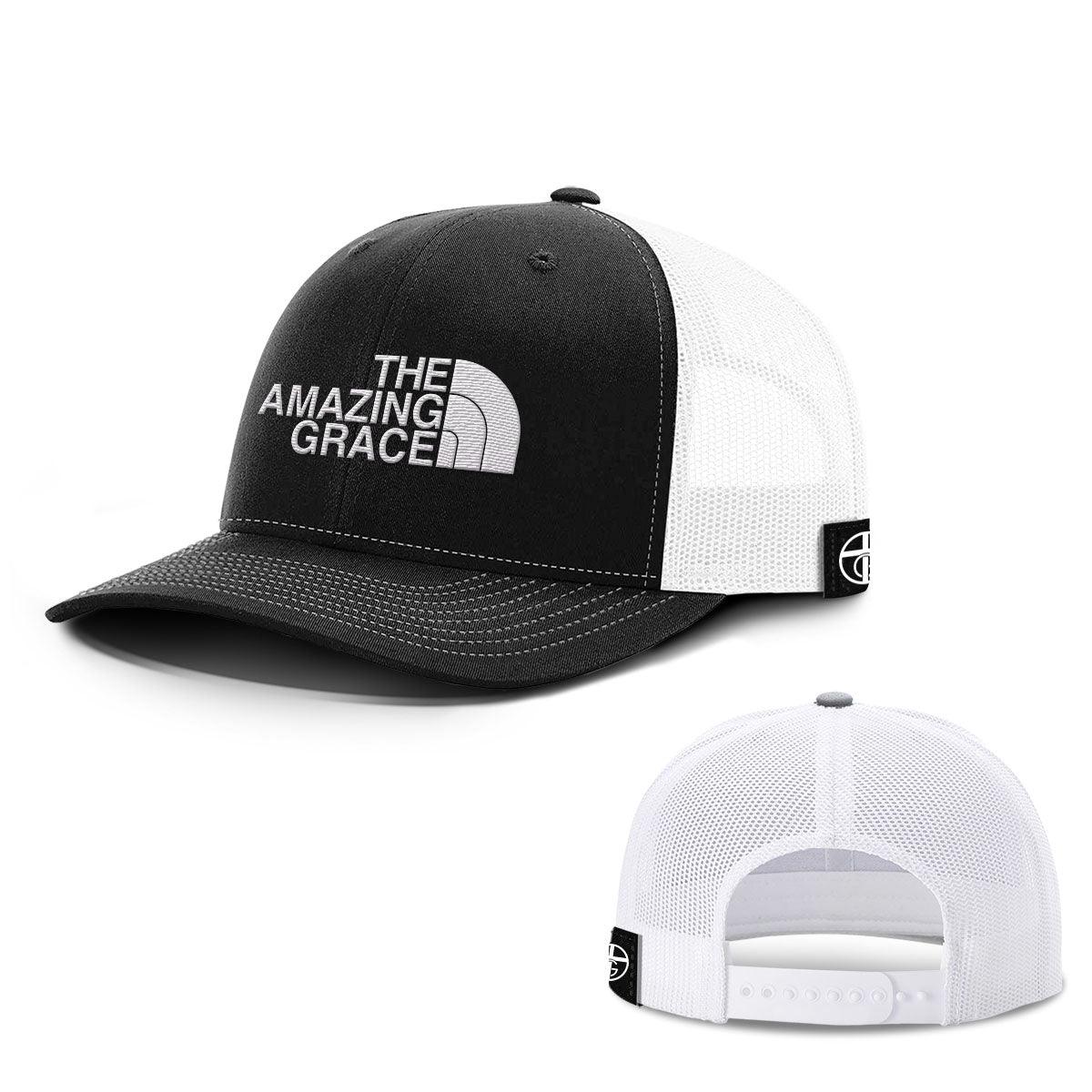 Our True God Hat Snapback / Black and White / One Size The Amazing Grace Hats