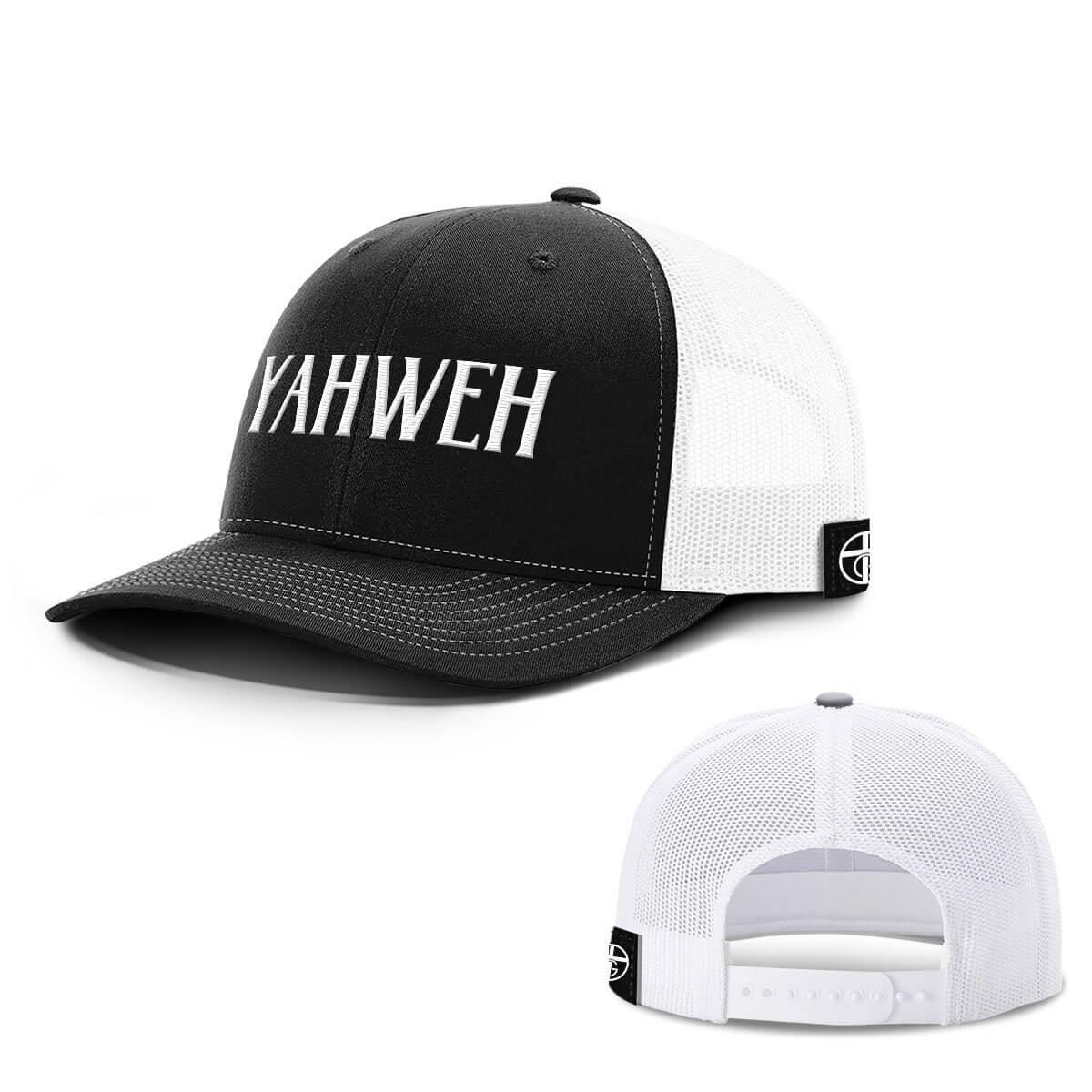 Our True God Hat Snapback / Black and White / One Size Yahweh V2 Hats