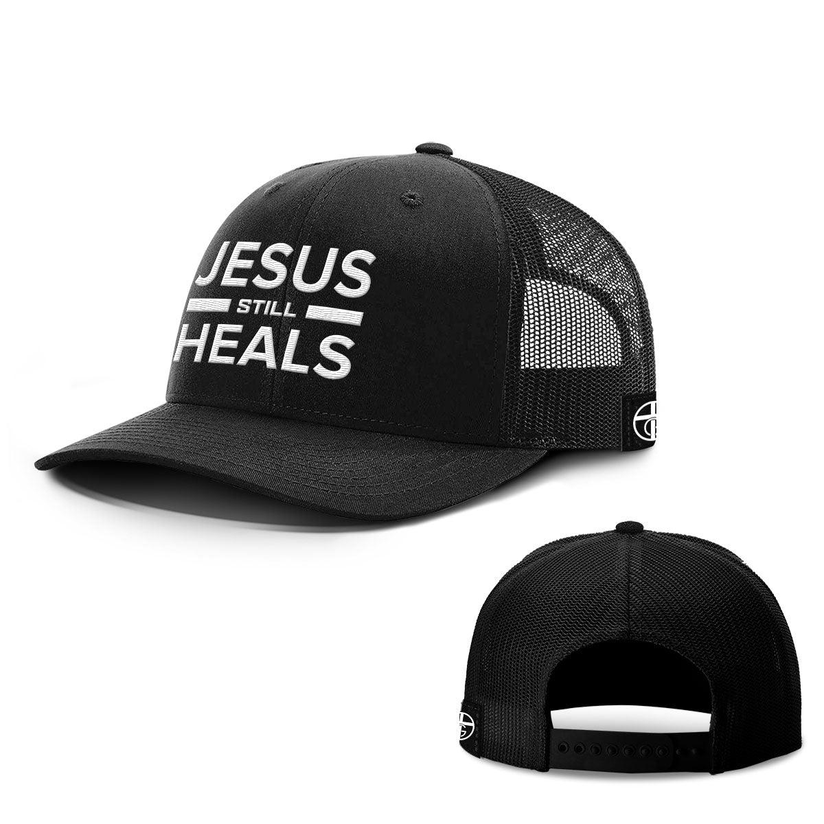 Our True God Hat Snapback / Full Black / One Size Jesus Still Heals Hats