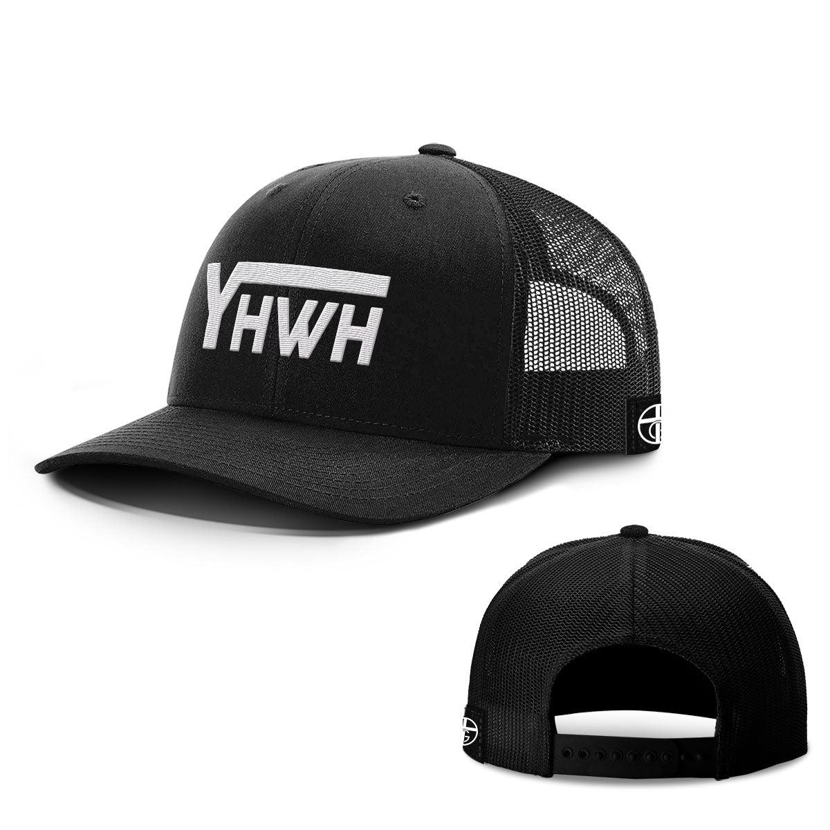 Our True God Hat Snapback / Full Black / One Size YHWH Hats